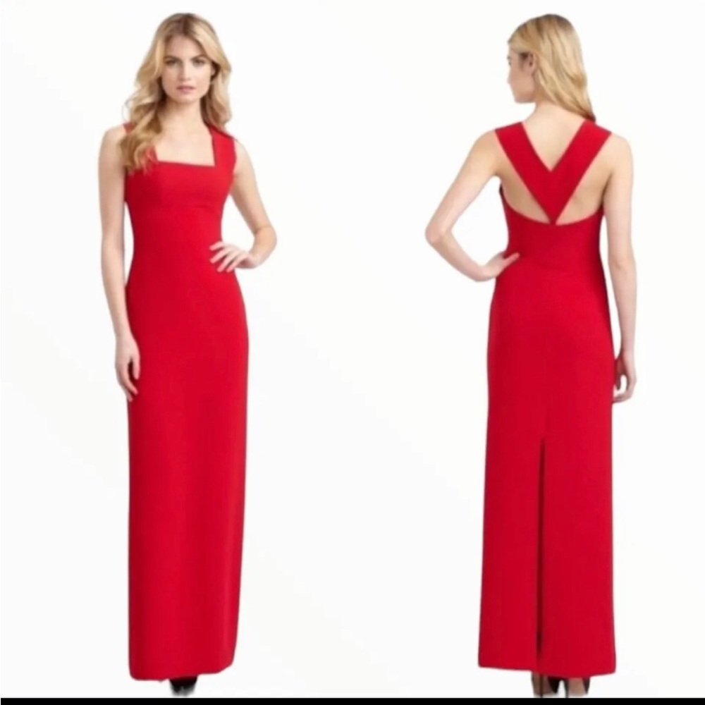 BCBGMaxAzria Beautiful red Gown name AGATA style